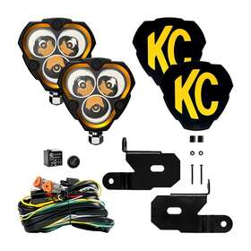 97128 Kc Hilites Flex Era 3 Led Light Fits 18-24 Gladiator Wrangler Jl