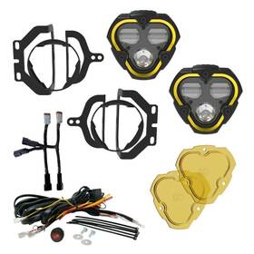 97148 Kc Hilites - Flex Era 3 Dual Mode Sae Fog Light Kit Pair