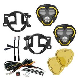 97154 Kc Hilites - Flex Era 3 Dual Mode Sae Fog Light Kit Pair