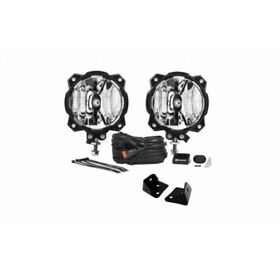 Tlx-kcl97100-cl360a70 Kc Hilites For Jeep Jk Wrangler 2007-2018 Mount Light Kit A-pillar 20w 6 Inches