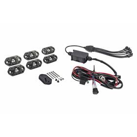 Tlx-kcl339-cl360a70 Kc Hilites For C-series Rgb Led Rock Light Kit Set Of 6 Includes Wiring