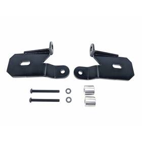 Tlx-kcl7318-cl360a70 Kc Hilites For Jeep Wrangler 2018-2020 A-pillar Light Mount Bracket Set Black