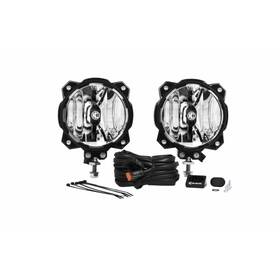Tlx-kcl91303-cl360a70 Kc Hilites For Gravity Led Light Pro6 Single Mount Pair Pack System Driving Beam