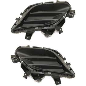 14897450 Keystone Automotive Operations Fits Mazda 6 Fog Light Cover For 2014-2017 Front Left And Right Black Set 2pc