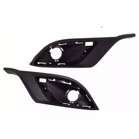 16499967 Keystone Automotive Operations Front Left And Right Side Fog Light Trims For 2014-2020 Dodge Durango Black 2pc