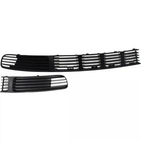 Vw1038103 Keystone Automotive Operations Left And Right Primed Plastic Bumper Grille For 1998-2001 Volkswagen Passat 2pcs