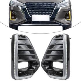 Kkkeeparts 212500297457 2pcs Led Daytime Running Light With Turn Signal For Nissan Kicks 2021