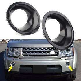Kkkeeparts 523456271454 2 Pcs Car Fog Lamp Light Bezel Cover For Land Rover Lr4 2010-2014 2013 2012 2011