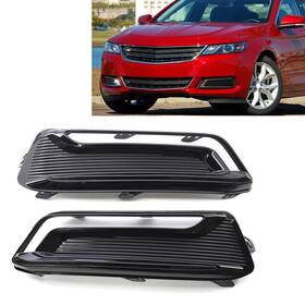 Kkkeeparts 523456388466 1 Pair Front Driving Fog Light Lamp Bezel For Chevrolet Impala 2014-20 Usa