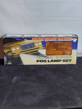 835f Kmart 045459001161 Vintage Nos Fog Lamp Set Quartz Halogen Lexan Lens 82-22-63 Power