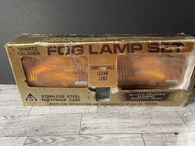 F-224 Kmart 82-29-05 Japan Wide Range Rectangular Fog Lamp Lights 12 Volt