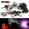 Knockoffparts0124508 Kno For Projector Fog Lights Red Led Angel Eyes Switch
