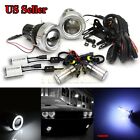 Knockoffparts0124741 Kno For Toyota Usa Projector Fog Lights White Led Angel
