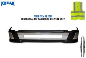 25422 Kozak Complete Bumper Set No Fog Lights Compatible With Volvo Vnl Vn 2004-15