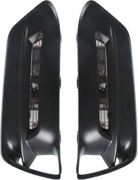 6374552 Labwork 1 Pair Fog Lights Lamps Assembly Replacement For 2018 2019 Black