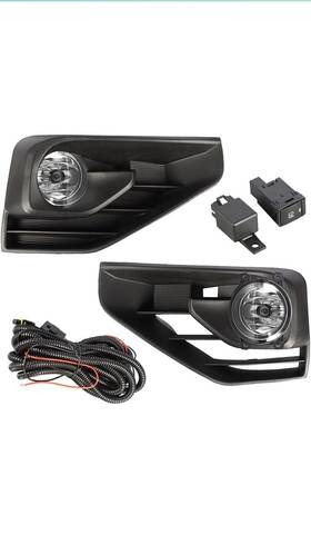 Apo162968 Labwork Pair Of Fog Lights Lamps Wiring Switch Kits For 2017-2019 Nissan Pathfinder