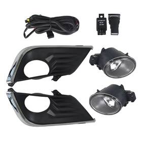Law126048 Labwork Left Right Fog Lights For Nissan Altima 2016-18 Clear Lens With Bezel Switc