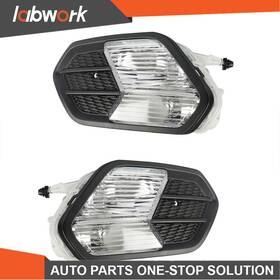 Tl30832q Labwork Fog Light Fit For 2017-2019 Ford Escape Halogen With Black Cover Left Right