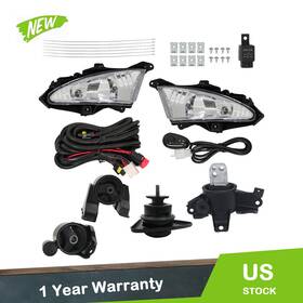 Pc1649727 Labworkauto Rh Lh Fog Light Assembly For 2007-2010 Hyundai Elantra 4pcs Engine Motor Mount