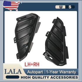 23394896 Lala-autoparts Front Bumper Fog Lamp Cover For 2018-2021 Gmc Terrain Driver And Passenger Side