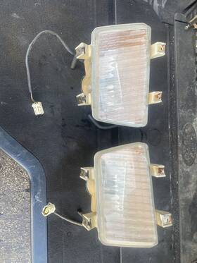 Amr3420 Land Rover 1995 - 99 Range P38 Front Fog Lamps Set Lh And Rh Oem
