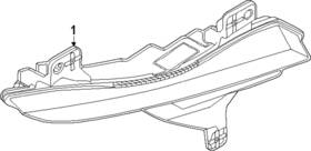 Lr179127 Land-rover Genuine Fog Lamp Assembly