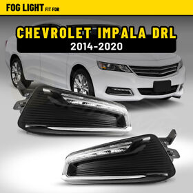 40-0592-09 Led Drl Fog Lights For 2014-2020 Chevrolet Impala Day Driving Lamps Wires Switch