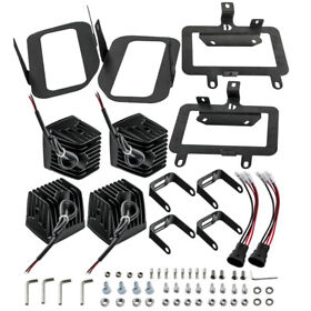 8t6mye Led Fog Light Lamp Pods Bumper Mount Kit Plug Wire For Ford F150 2016 2017