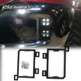 21st-zt077 Led Fog Light Pod Mount Brackets For Dodge Ram 1500 2013-2014 2015 2016 2017 18