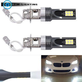 Tml671544mt Led H3 High Power 2835 Fog Driving Drl Light Bulb 2x Hid 12v White 6000k