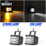 Led002-a Taous Amber White Flash Strobe Light Bar Side Shooter Offroad
