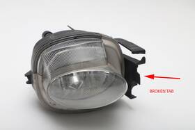 81211-33200 Lexus Es350 07-10 Right Bumper Fog Light Lens Body A904 Oem 2007