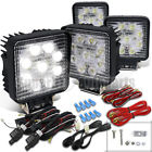 Lf-4009sqx4 Superbautoparts Flood Beam Work Light Square Offroad Fog 684758652263