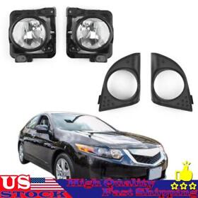 33900-tl0-h01 Lh Rh Foglight Fog Light Lamp Cover For Acura Tsx 2009-2010 S0