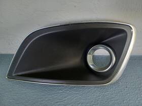 8a53-15a299 Lincoln 2009 09 Mks Left Driver Fog Light Lamp Bezel Bumper Molding Trim 10 11