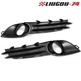 02hla1228abk Liugou74 Front Driver And Passenger Side Fog Light Bezel Covers Fit For 13-14 Ford Focus St