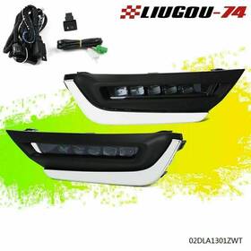 Big26753 Liugou74 Fit For Honda Crv Cr-v 2017-18 Led Drl Daytime Running Light Fog Driving Lamp Us