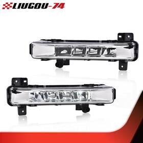Big27020 Liugou74 1pair Led Drl Fog Light Left Right Fit For Bmw 5 Series G30 G31 G38 520 530 540