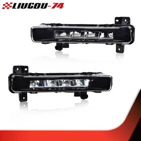 Big38991 Liugou74 2pcs Fit For Bmw 5 Series G30 G31 G38 520 530 540 Lh&rh Side Led Drl Fog Lights