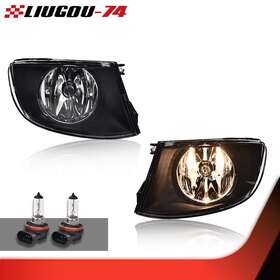 Lg-02flb1121awt Liugou74 Fit For 2007-2011 Bmw 3 Series E92 E93 Coupe Fog Lights Clear Lamps Left And Right