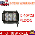 Lu019r18wf40p Jfsways Cree Led Work Light Bar Driving Flood 699995560554