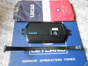 54525340 Lucas Nos Square Eight Fog/driving Lamp Cover Triumph Jaguar Mg