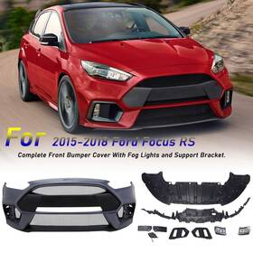 G1ez-17757-aa Luck Mall Fits Ford Focus Rs 2016-2018 Complete Front Bumper Kit Replacement Or Conversion