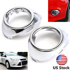 Map372884 Meco Us Chrome Front Fog Lights Lamp Trim 6482218704064