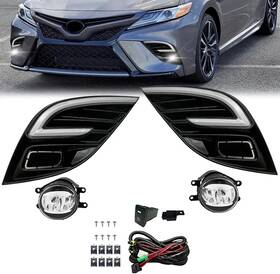 Mapp Xfp-ty-953l3-new Led Fog Lights Fit For 2018 2019 2020 Toyota Camry Se/xse/trd With 3 Colors