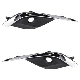 Rm10810039-rm10810040a4 Marinepartsdistributors Pair Of Front Fog Light Trims 2016-2017 Mazda 6 Gt Touring 2.5l 4 Cyl G46l50c21a