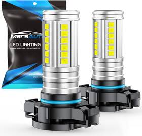 2305lfg942xus Marsauto 5201 5202 Led Fog Light Bulbs 10000lm Ps24w 5202/5201/ps24w White