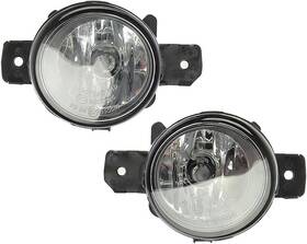 Msffl-6019 Mayasaf Clear Lens Fog Light Set For Nissan 2007-18 Altima 2015-16 Black