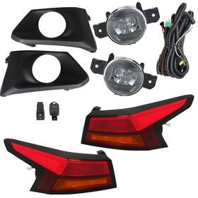 1066470 Menbager Led Fog Light With Switch Wiring Pair Tail Halogen For Nissan Altima 19-2020