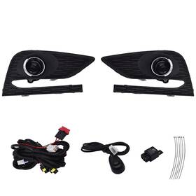 431186 Menbager Fit For 2016-2018 Chevy Cruze Fog Light Lamp With Bezel Switch Kits Right&left Side